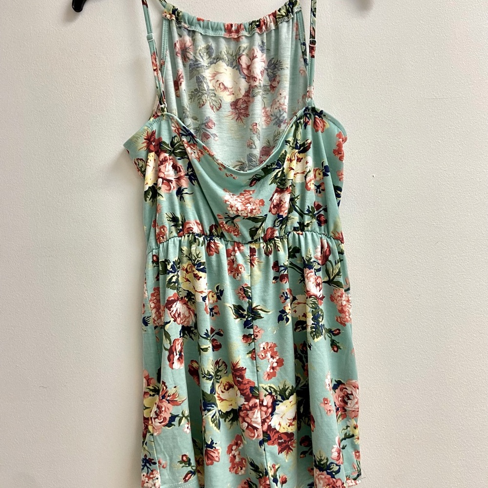 Mint Green Romper ( No Brand ) - Picture 2 of 4
